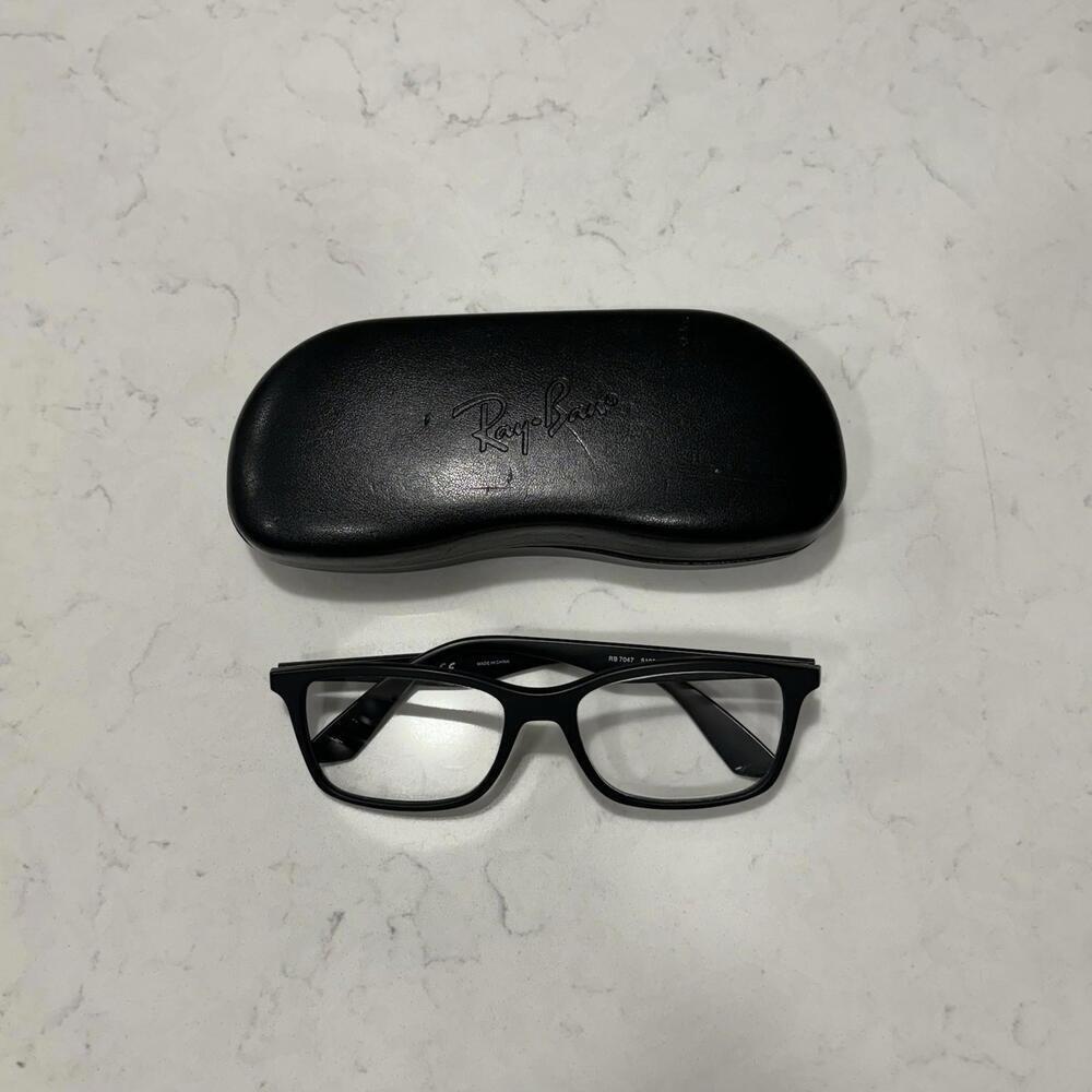 Ray-Ban Optics RB7047 2475 Black Full Rim 54-17 140mm Eyeglasses Frame Only